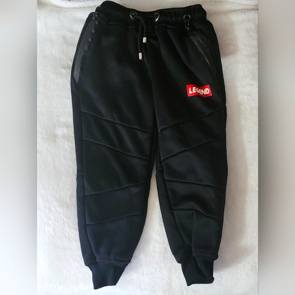 Prime Threads, Legend Black Jogger Pants